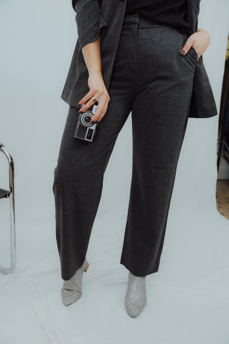 BYDANTA PANTS d grijs