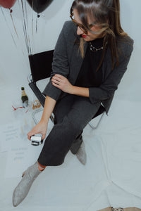 BYDANTA BLAZER d grijs