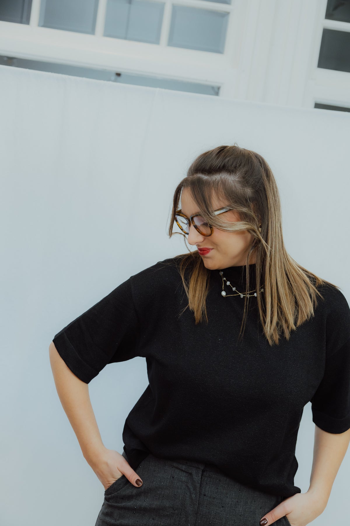 KAREGINA TURTLENECK PULL zwart