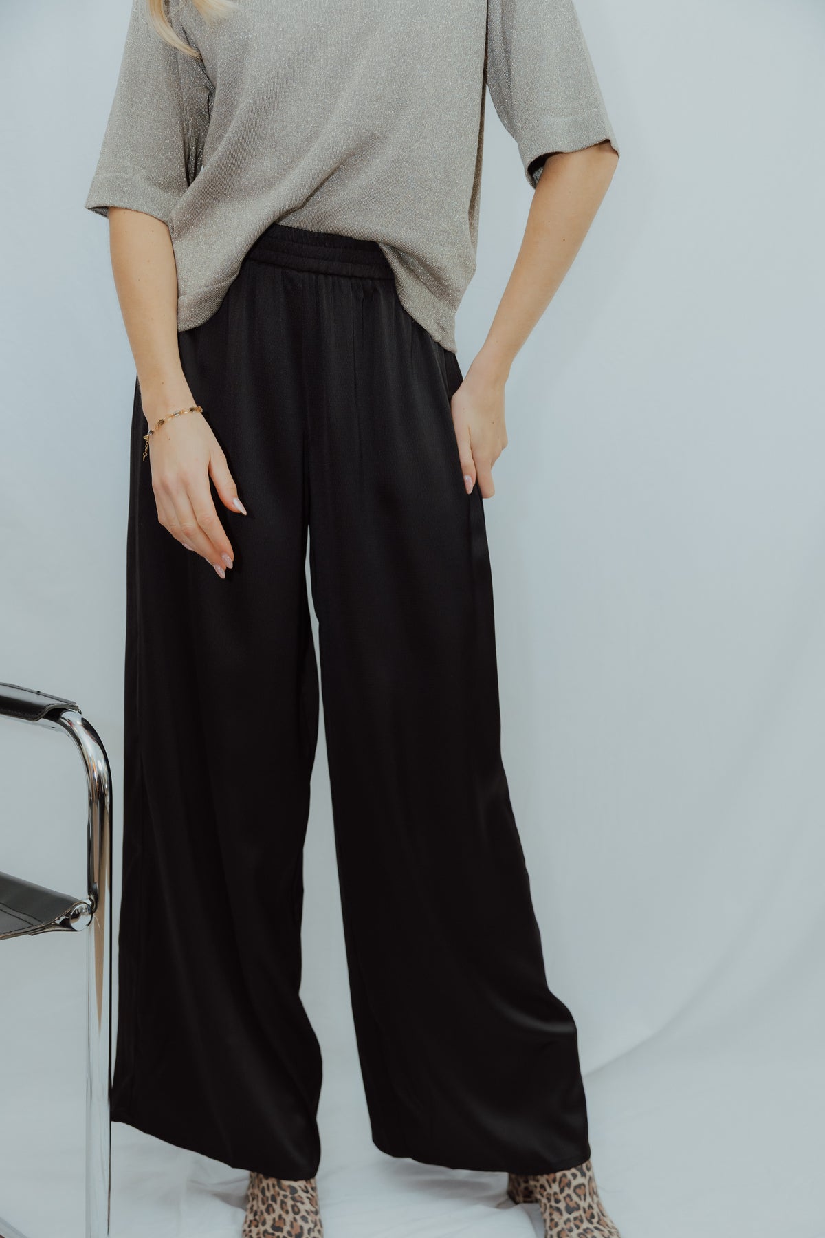 KALOTTE WIDE PANTS zwart