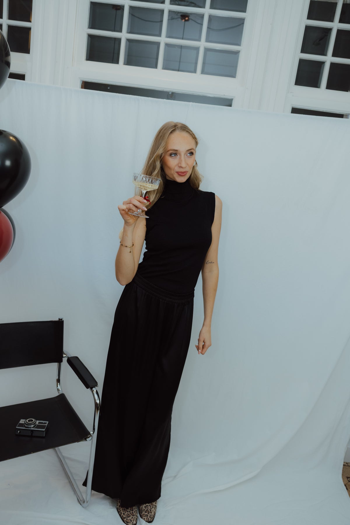 KALOTTE WIDE PANTS zwart