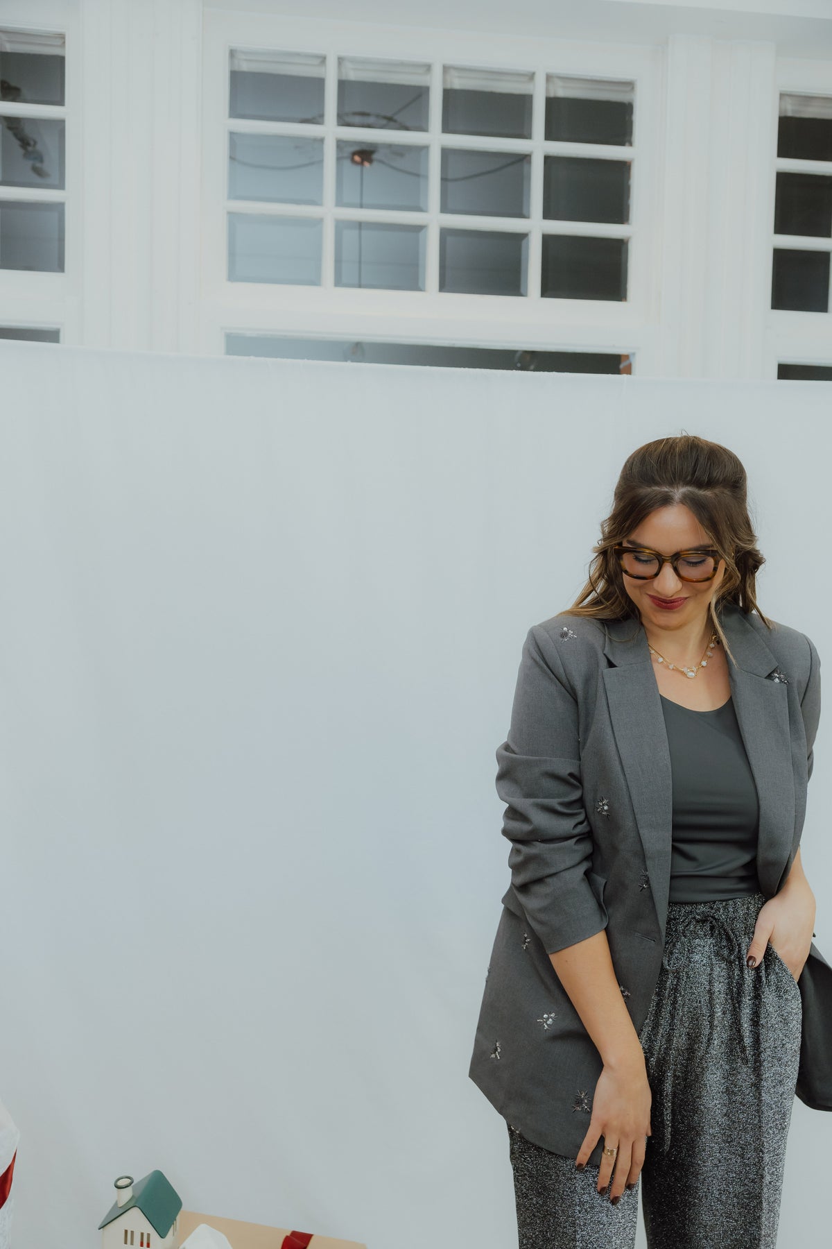 KAOLLIE BLAZER grijs