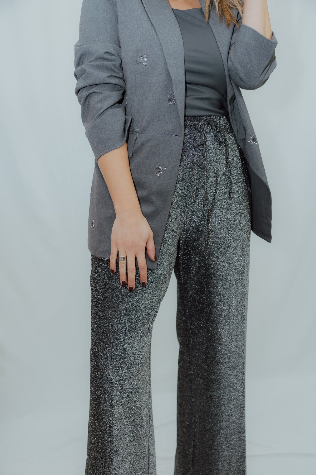 KAOLLIE BLAZER grijs