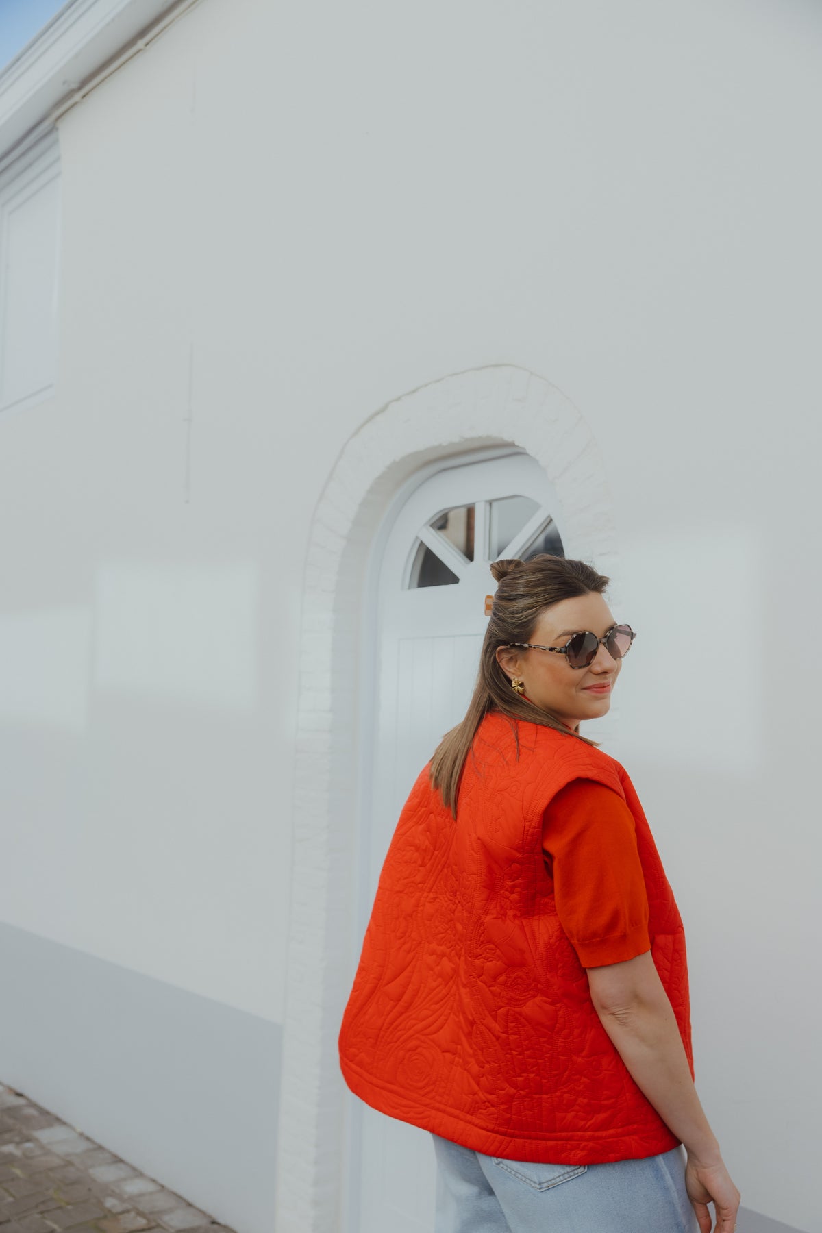 YASCASI PADDED VEST rood