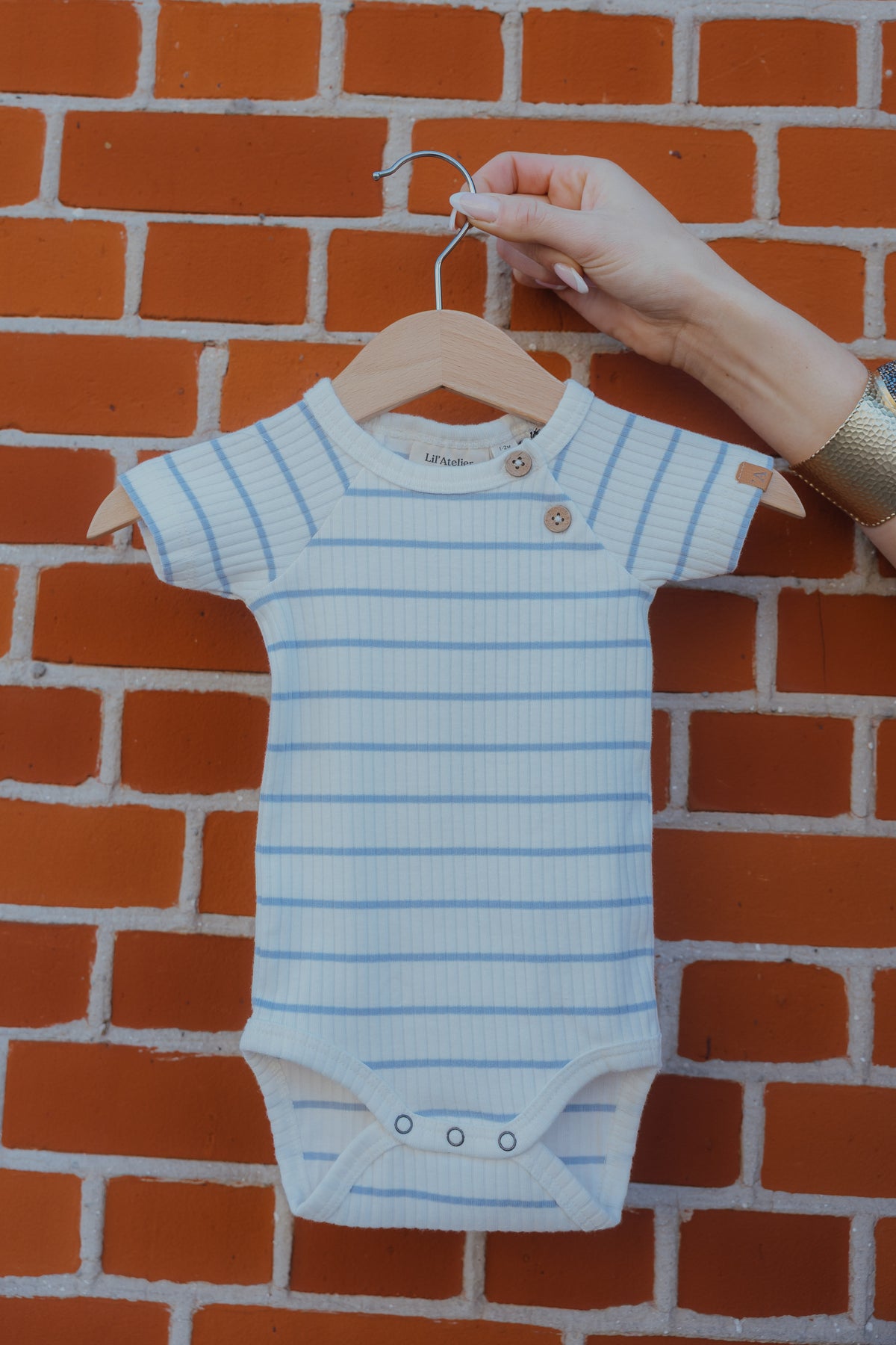 NBMKAIL BODY streep blauw