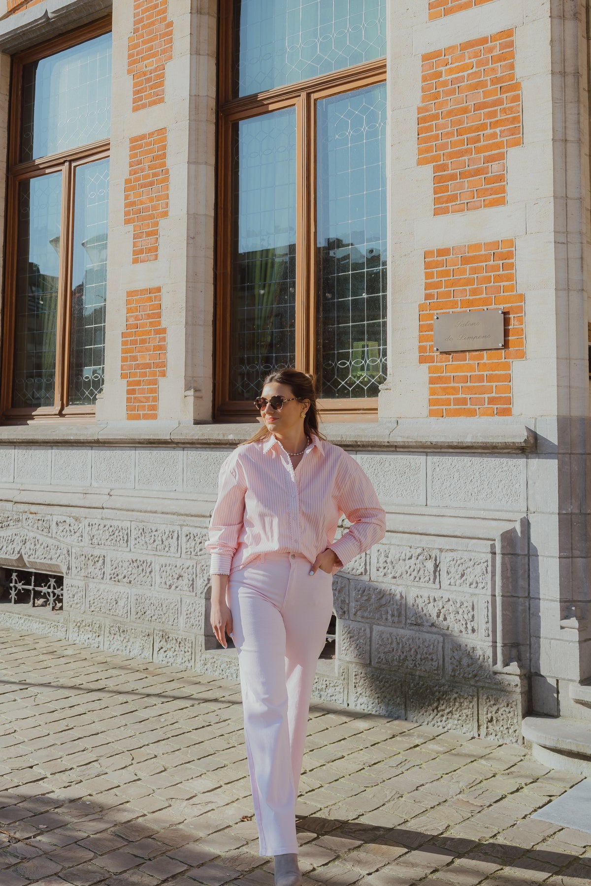 YASPIRA JEANS roze