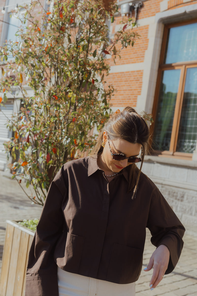 YASLEE SHORT SHIRT bruin