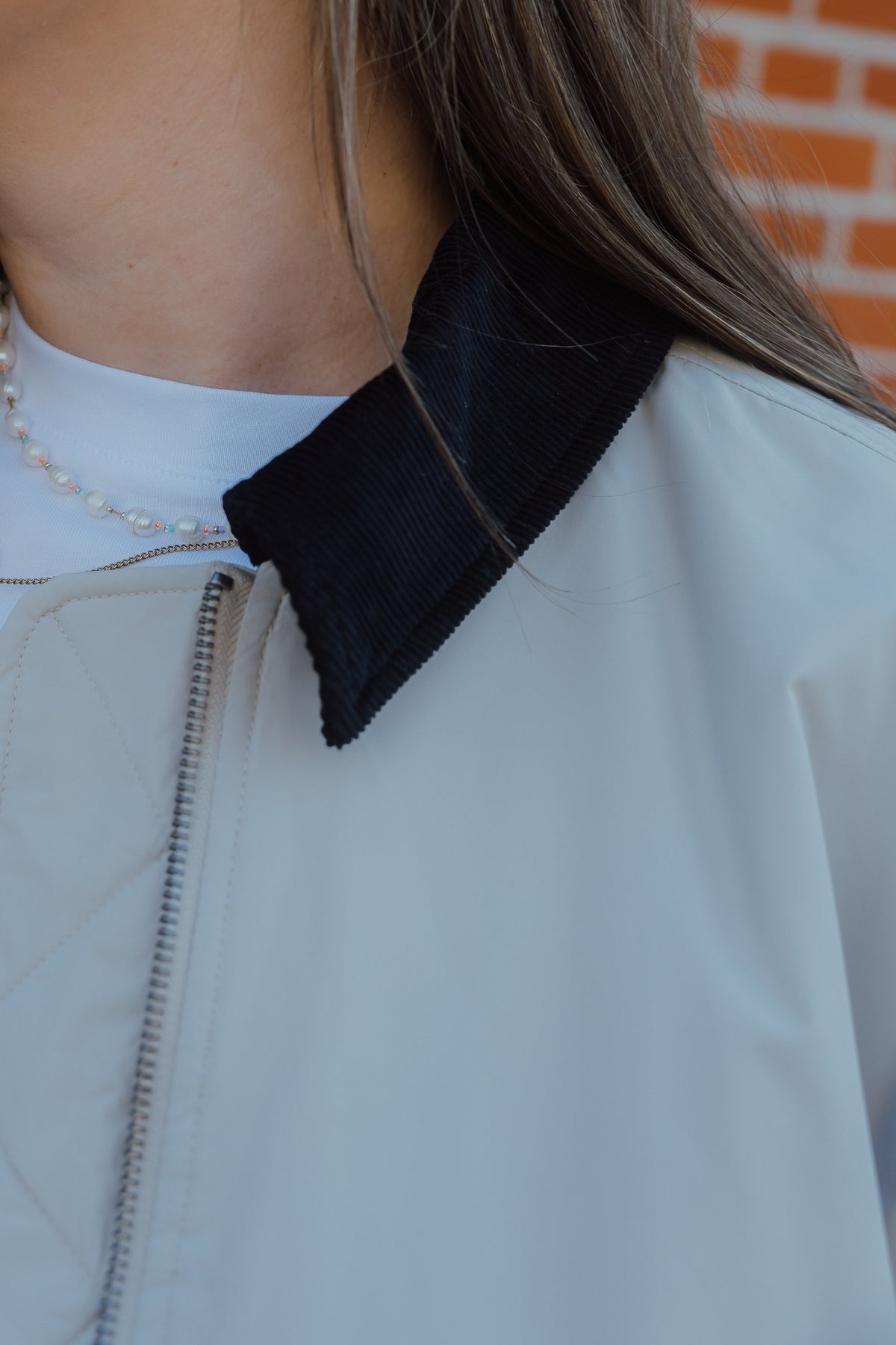 KAROSKA BOMBER JACKET beige
