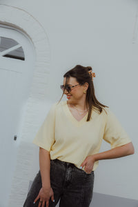 OBJTHESS KNIT geel