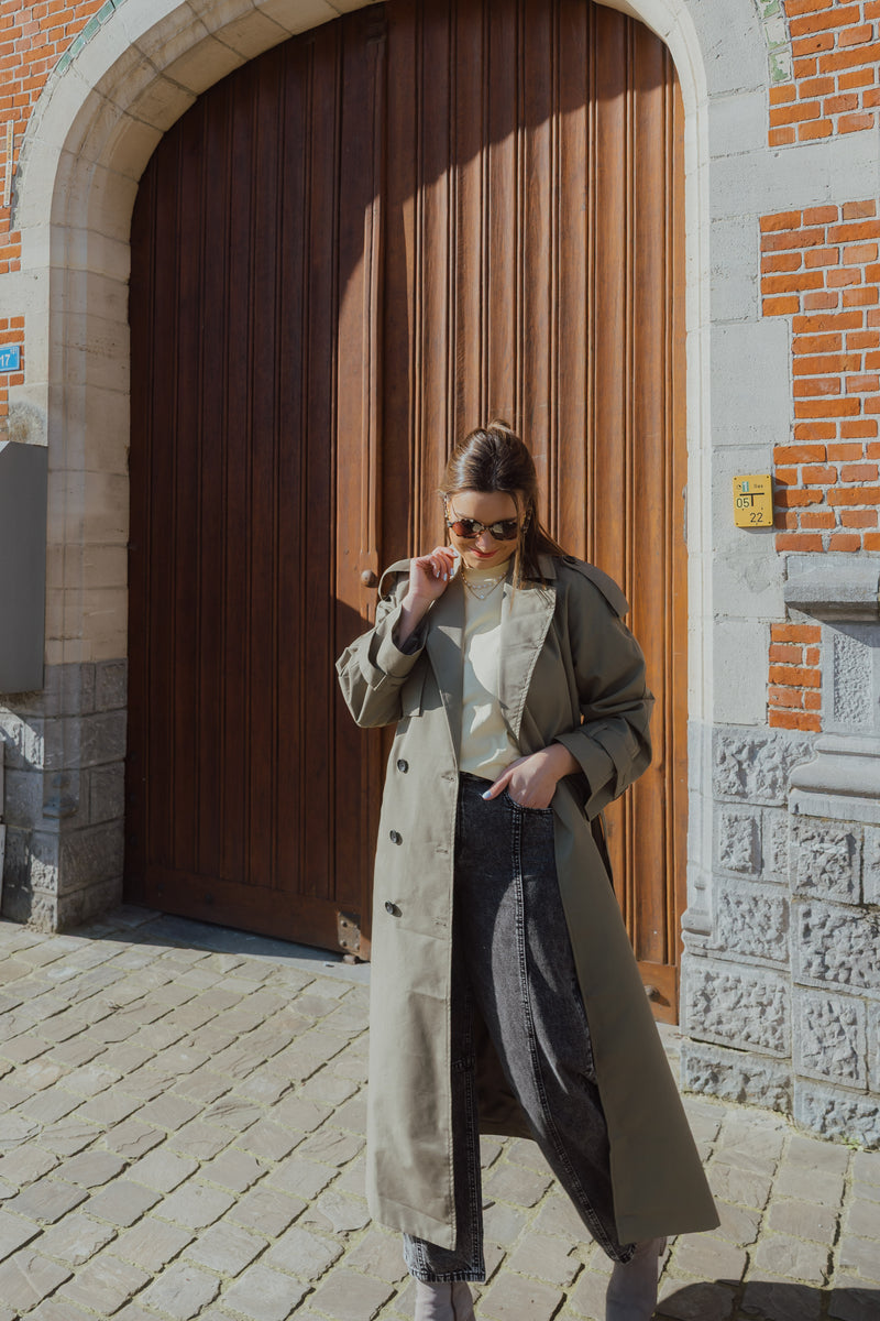 KAVALENTINA TRENCH COAT kaki