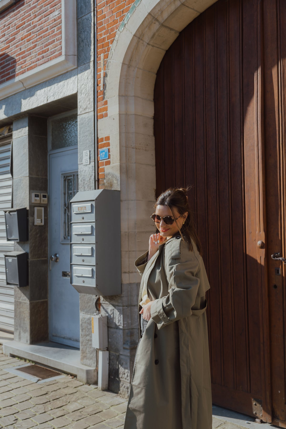 KAVALENTINA TRENCH COAT kaki