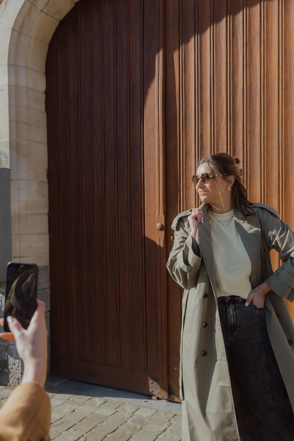 KAVALENTINA TRENCH COAT kaki