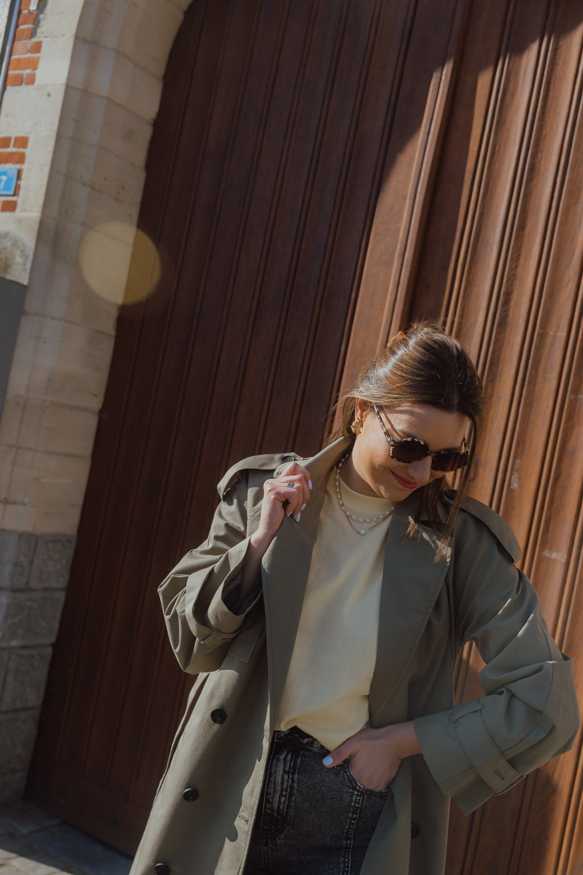 KAVALENTINA TRENCH COAT kaki