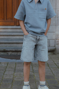 NKMRYAN SHORTS 6750 grijs