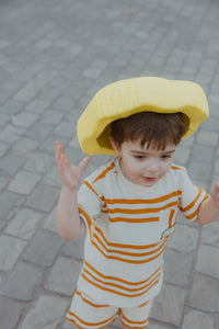 TRIAD STRIPE SHIRT oranje/ecru