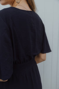 KASIRENA LONG DRESS navy blue