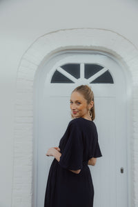KASIRENA LONG DRESS navy blue