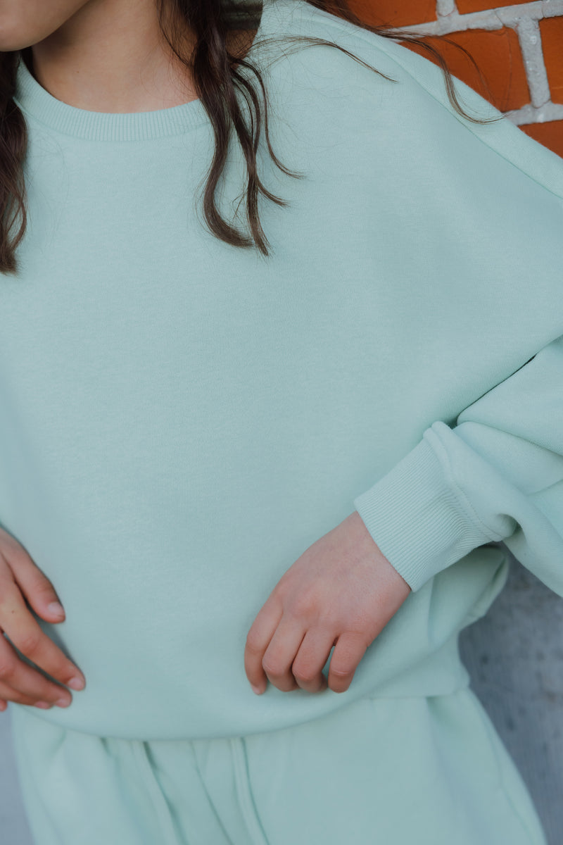 KOGSWEAT CREW OVERSIZE SWEATER groen