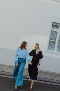 KASIRENA LONG DRESS navy blue