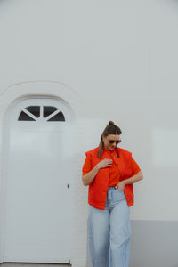 YASCASI PADDED VEST rood