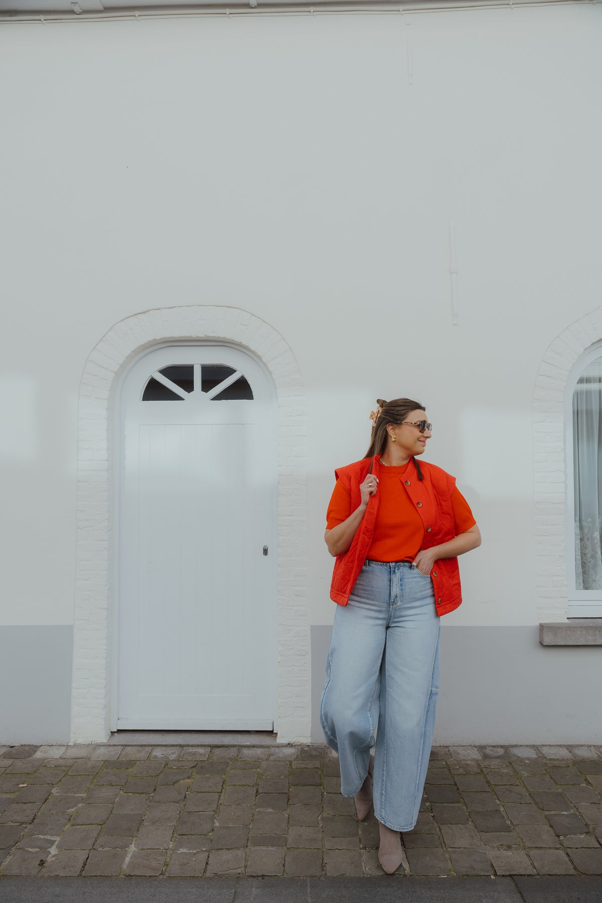 YASCASI PADDED VEST rood