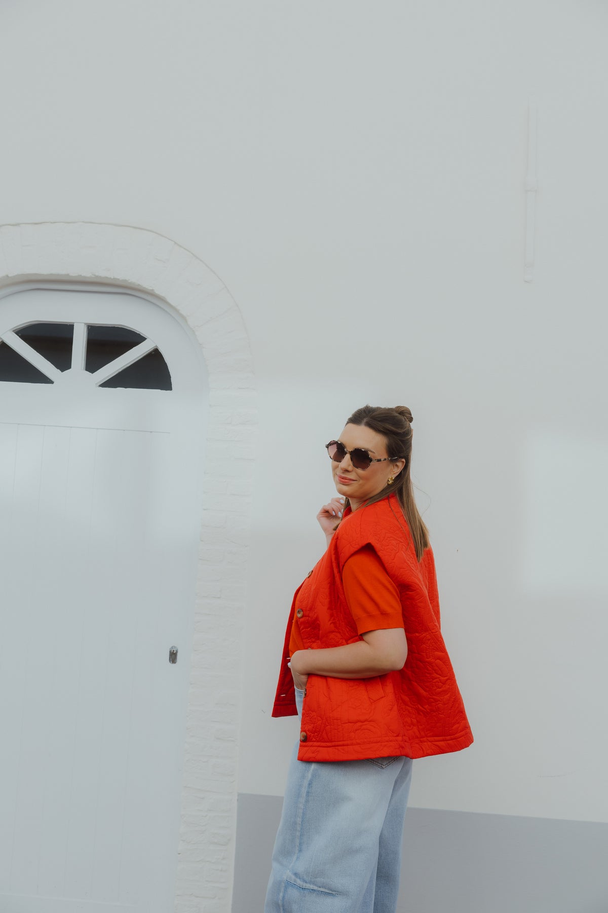 YASCASI PADDED VEST rood