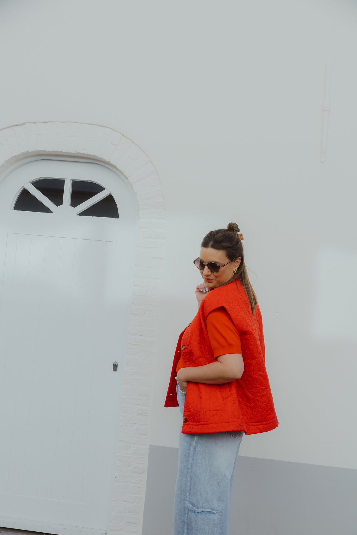 YASCASI PADDED VEST rood