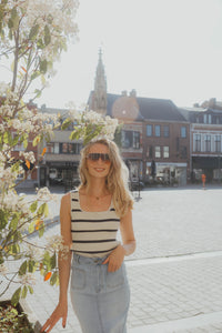 KAMORITA KNIT TOP goud