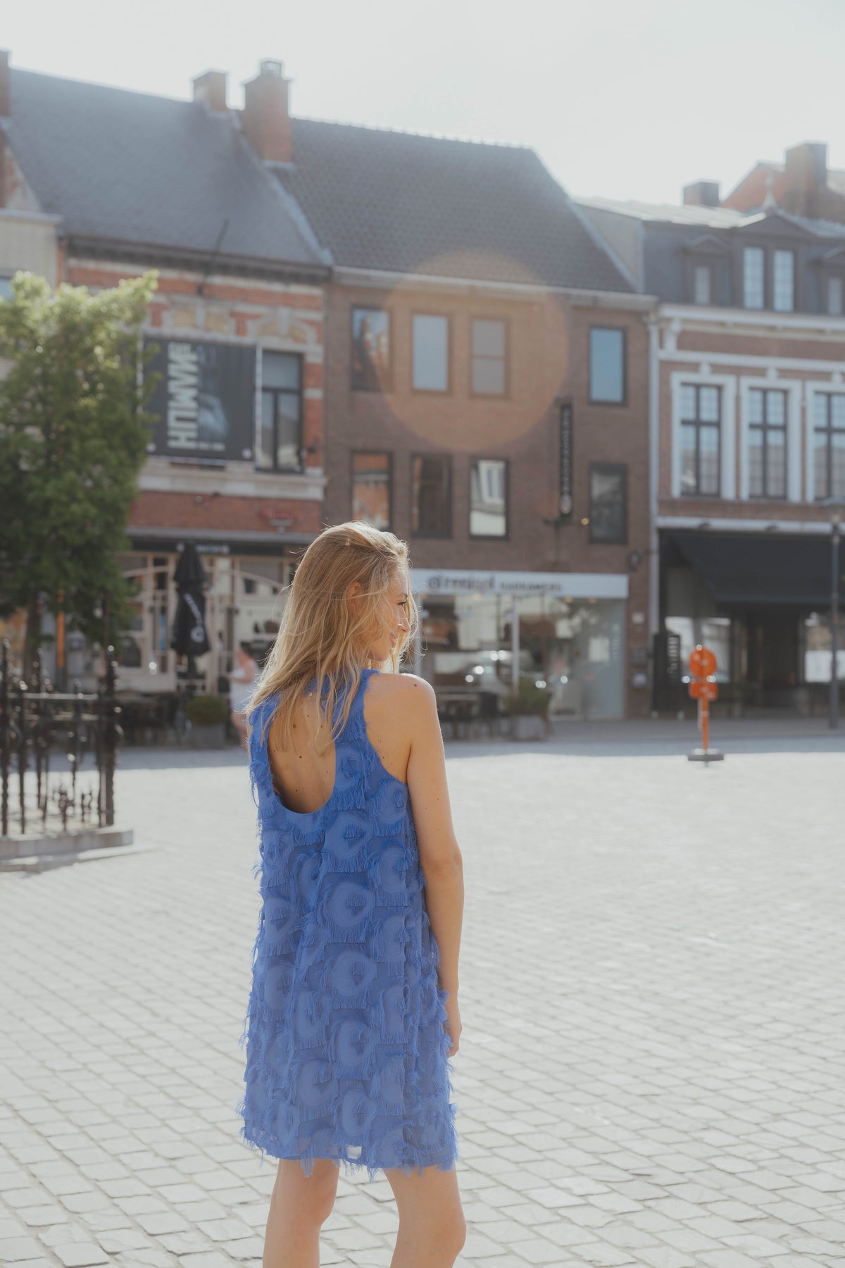 YASDIO DRESS blauw