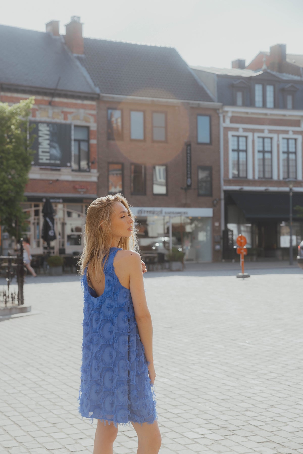 YASDIO DRESS blauw