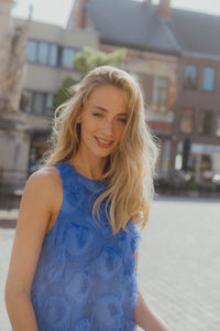 YASDIO DRESS blauw