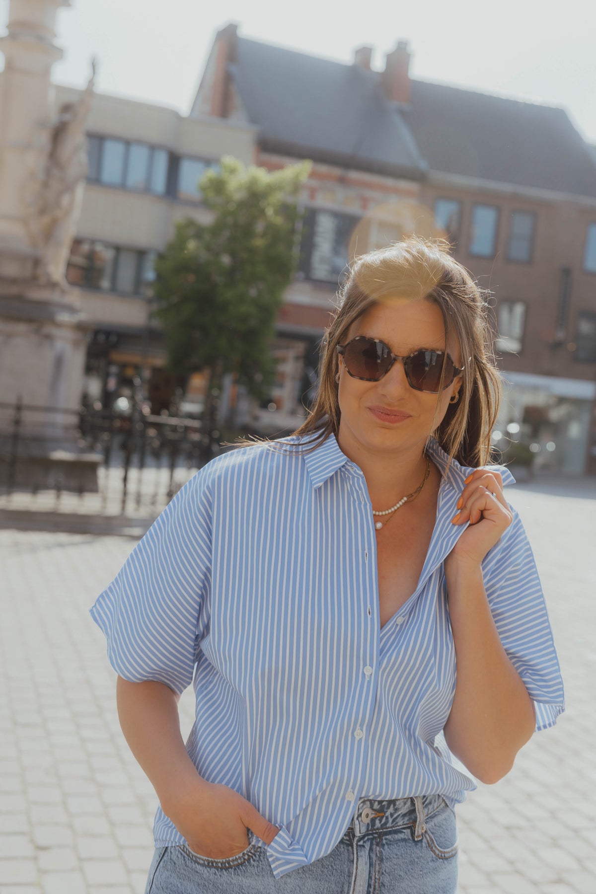 OBJTUTTA SHIRT blauw