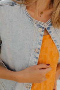 KAMAJA DENIM JACKET blauw