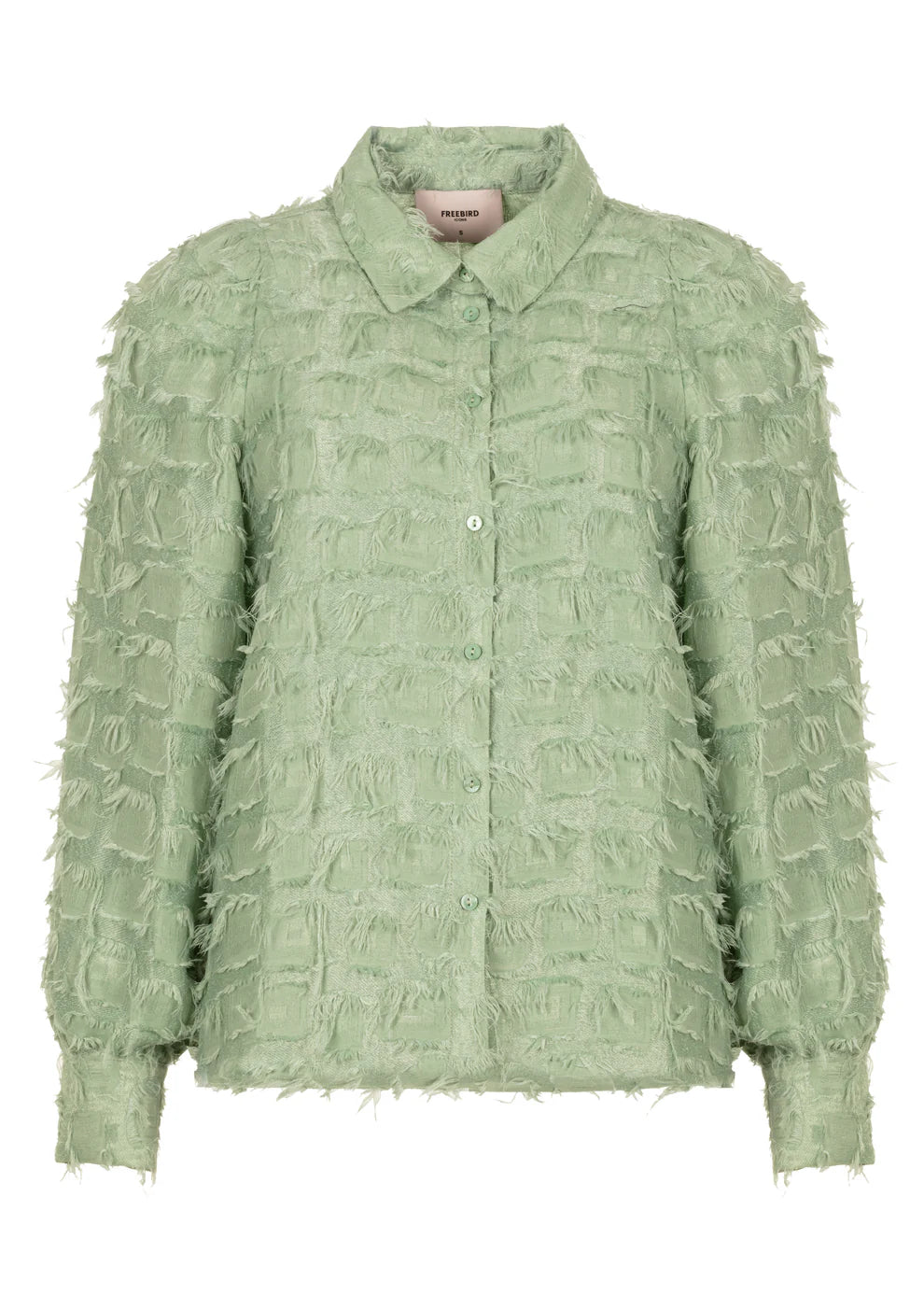 FBBENDA BLOUSE pastel groen