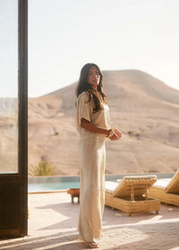 PANTHEA PANTS beige