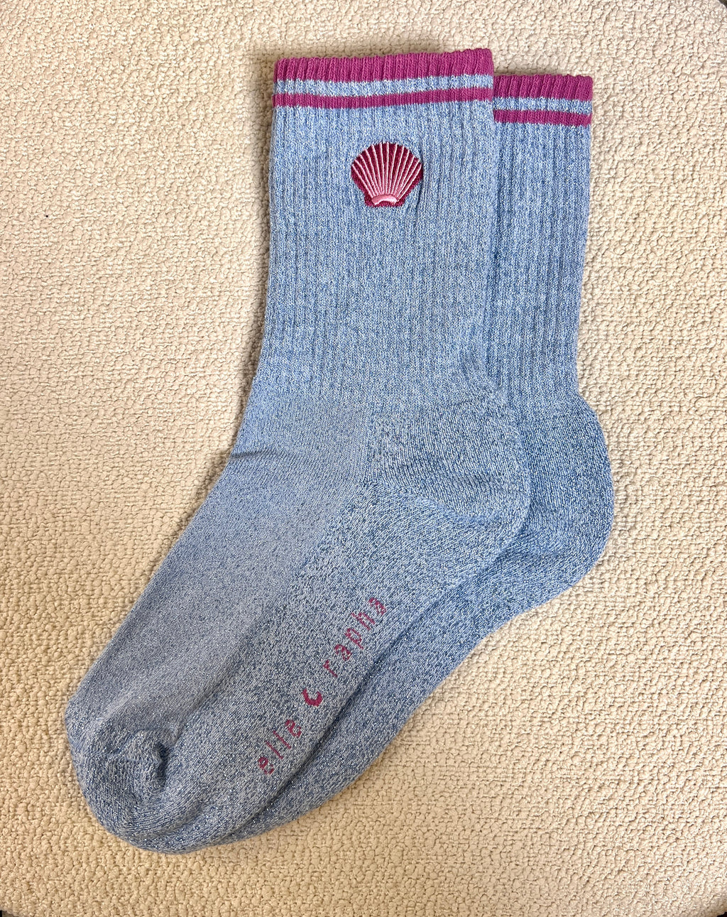 ELLE&RAPHA SOCK seashell sparkly