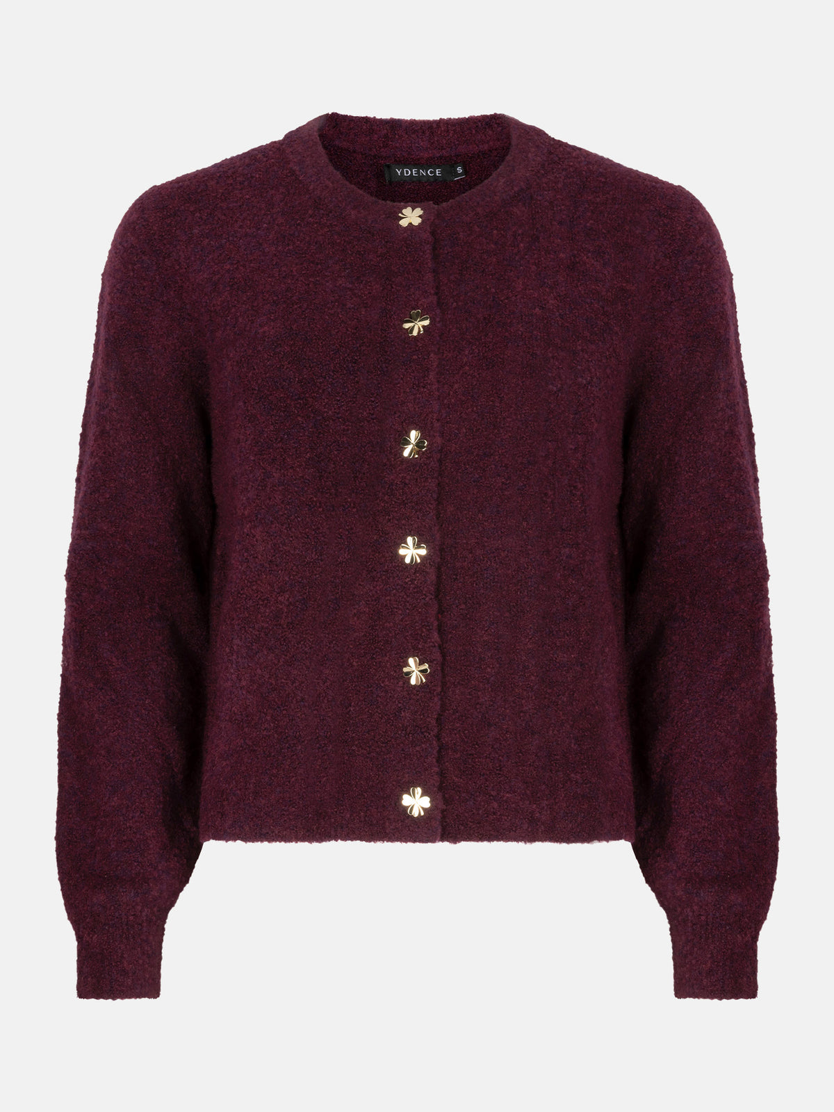 YDCARDIGAN EDEN aubergine