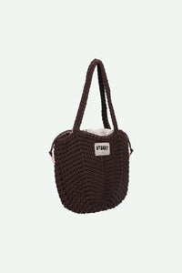 CROCHET BAG bruin
