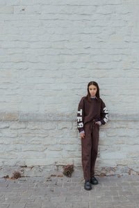 NKFNOKKI LS  SWEAT chocolat