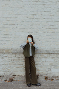NKFROSE WIDE CORD PANTS 2009 kaki