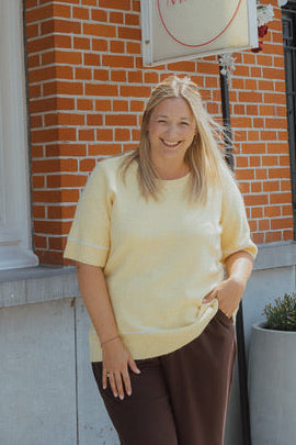 KCJINJA PULLOVER geel