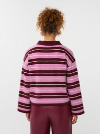 YDKNITTED TOP BALOU bordeaux/roos