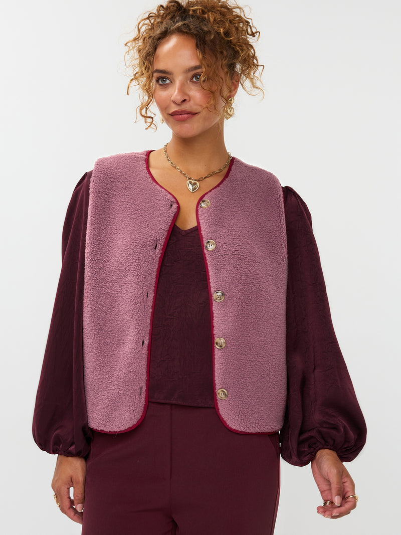 YDGILET PUCK mauve