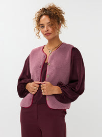 YDGILET PUCK mauve