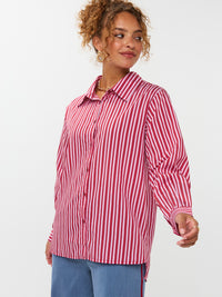 YDBLOUSE JUDY rood