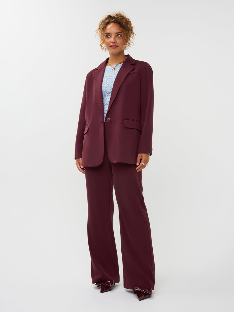 YDPANTS SOLANGE bordeaux