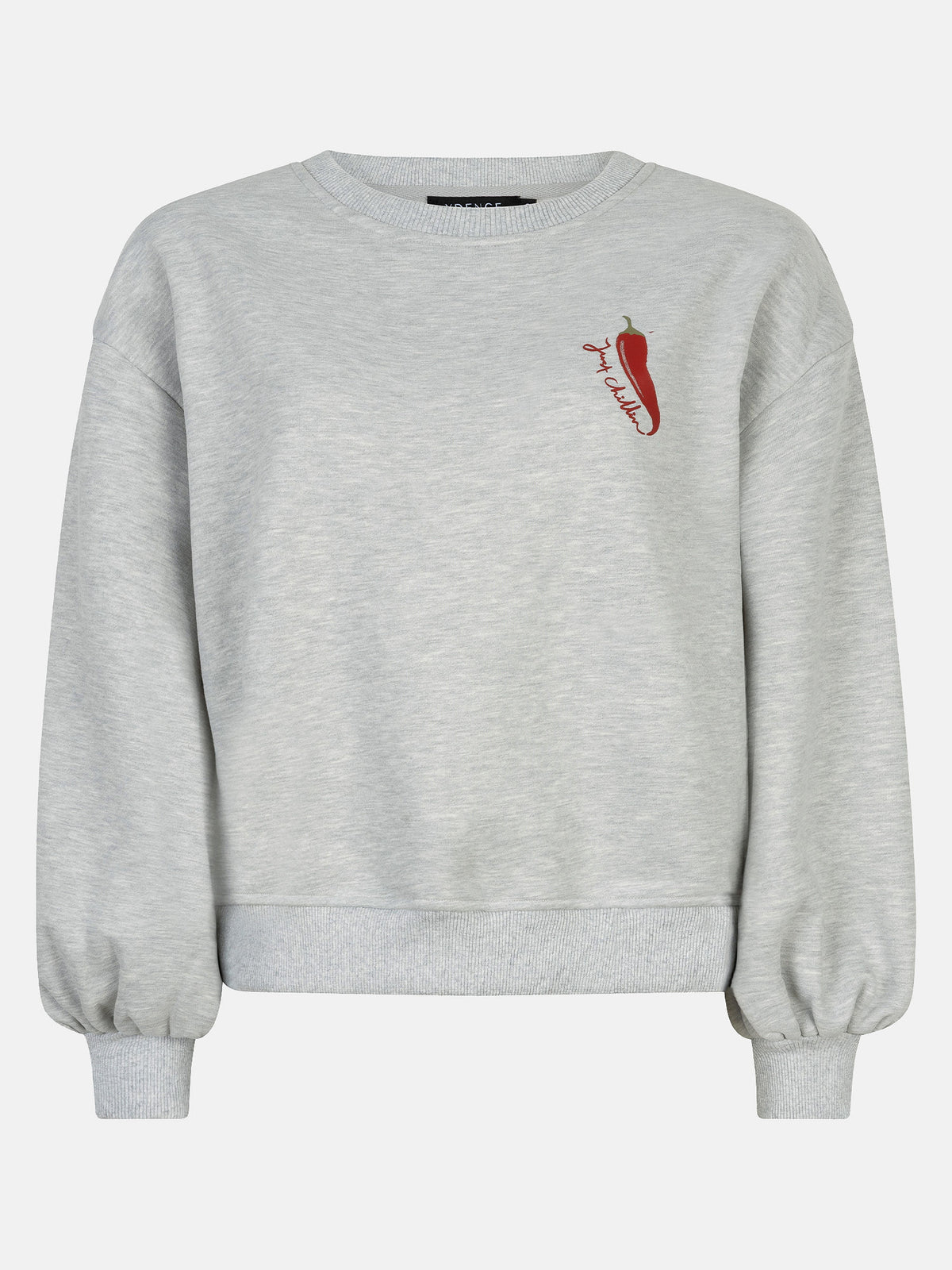 YDSWEATER JUST CHILLIN grijs