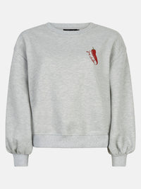 YDSWEATER JUST CHILLIN grijs