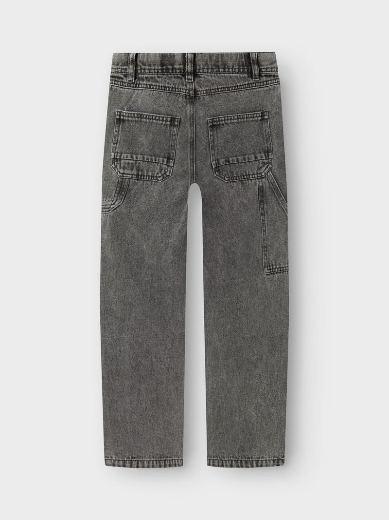 NKMRYAN STRAIGHT CARGO JEANS  4525 grijs