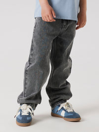 NKMRYAN STRAIGHT CARGO JEANS  4525 grijs